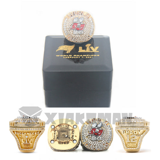 2020 Tampa Bay Bucs superbowl world champions ring with wooden box Tom Brady EVANS Buccaneers